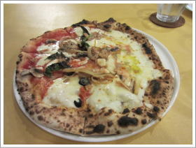 TRATTORIA LA TERLAのピザ